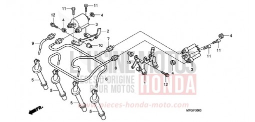 IGNITION COIL CB600FA de 2010
